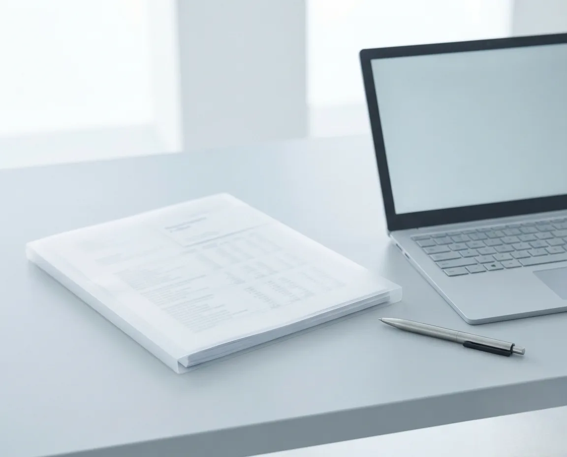 Workpapers on a preparer's desk