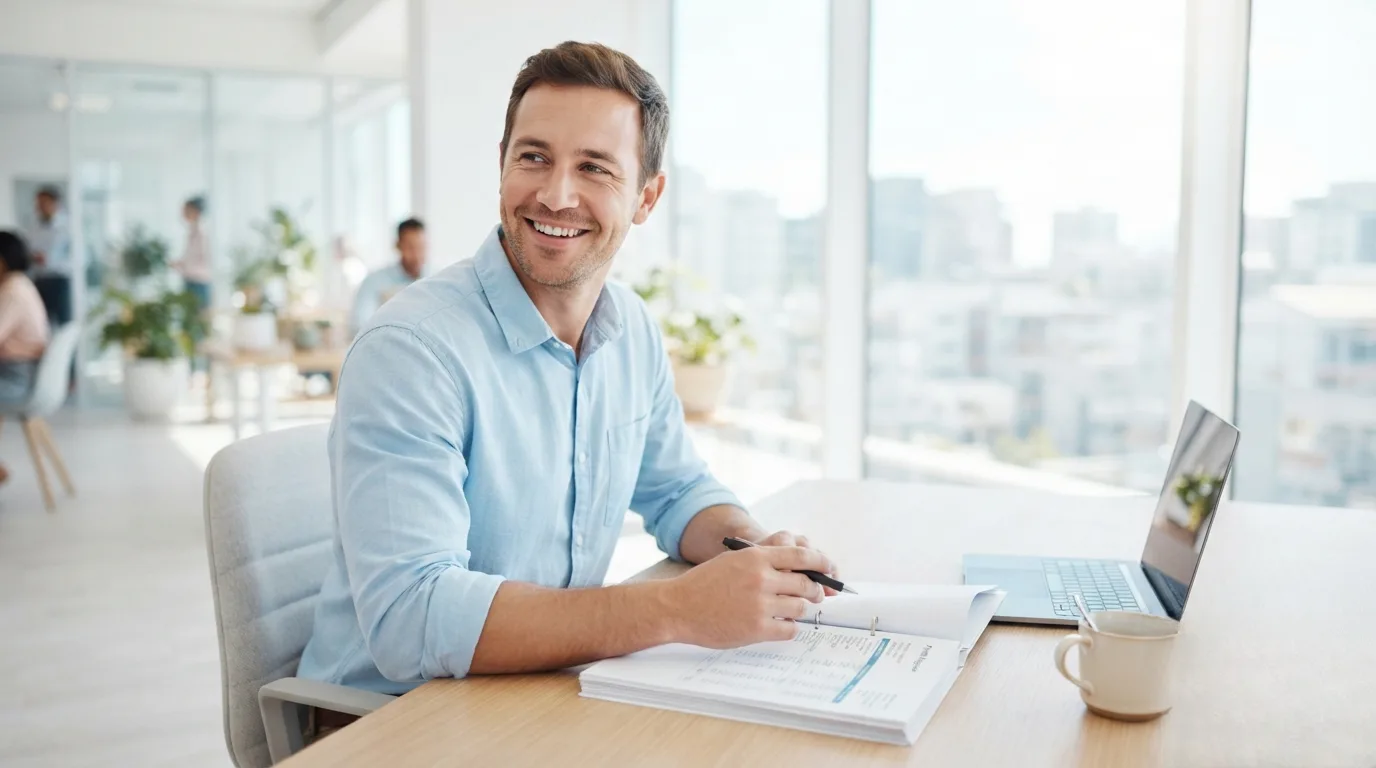 A bookkeeper closing out a payroll year